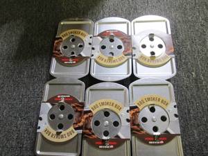 box of 6 new nordicware bbq smoker ...