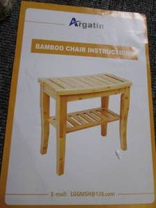 bamboo shower bath chair ...