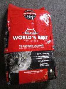 15lbs of the worlds best cat litter...