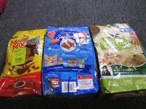 33lb bags of cat food ...