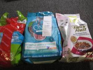 23lb bags of cat food and 4lbs of ...