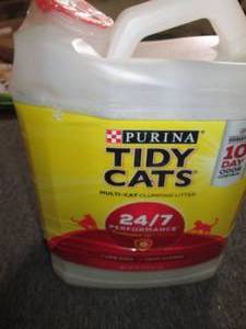 20lbs of tidy cats cat litter open ...