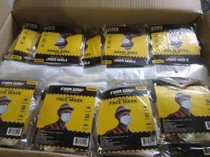 case of 1705 packs of reusable fac...