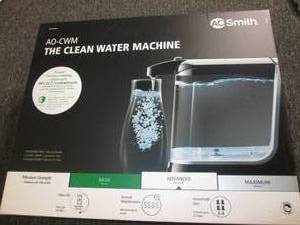 new AO Smith the clean water machin...