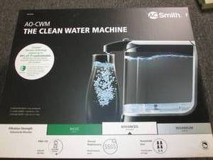 new AO Smith the clean water machin...