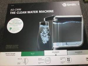 new AO Smith the clean water machin...