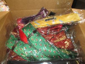 lot of 100 new ties and bow ties co...