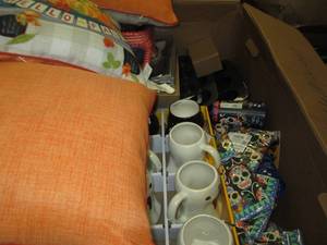 big box of hallowwen paper plates t...