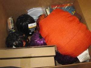 box of halloween light up pumpkins ...