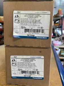 Lot of Two Thomas Betts 5247 Connectors 2 Inch