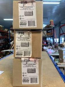 Lot of 15 Regal Fittings 2 Inch EMT Couplers
