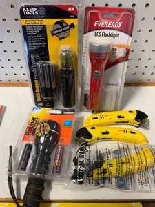 Flashlight & Tool Lot