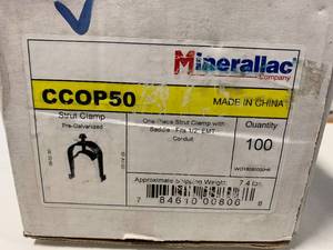 100 Half Inch Strut Clamps