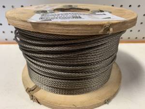 18 Inch Stainless Steel Cable Approximately 400 Feet approx. 12 Pounds