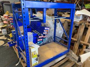 Chain & Cable Rack with Cutter 23 x 48 x 46 inch Wide