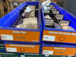Pins & Retaining Ring Lot (Bins Not Included)