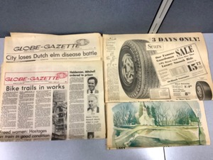 lot 1-086 image: Vintage Newspapers (LocalMisc)