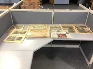 lot 1-122 image: Vintage Newspapers (Misc)