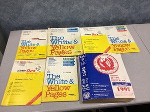 lot 2-051 image: White and Yellow Pages