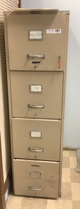 lot 5-073 image: Fireproof File Cabinet