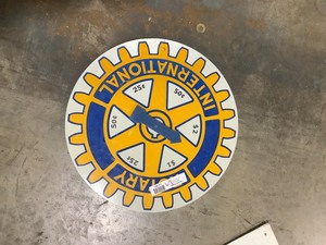 lot 2-567 image: Rotary Sign