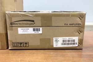 lot 9-376 image: Speco PBM30 30 Watt Contractor Series PA Amplifier