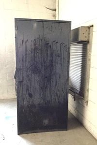 lot 6-741 image: Gray Cabinet