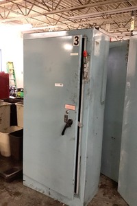 lot 7-734 image: Control Panel Cabinet