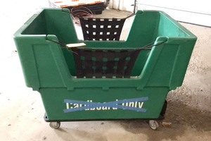 lot 6-742 image: Easy Access Plastic Push Cart