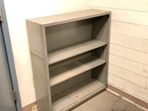 lot 5-707 image: Metal Bookshelf