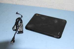 lot 24 image: Lenovo N22-20 Chromebook 80SF 11.6 Laptop Computer w Intel Celeron Chrome OS & Power Adapter