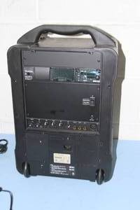 lot 26 image: MiPro MA-707 Compact Portable 100-Watt Wireless Public Address PA Speaker