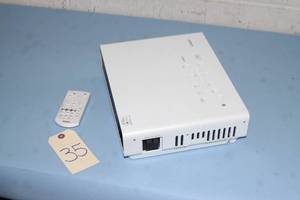lot 35 image: Casio XJ-M140 Laser Light Source LED 2500 Lumen Portable DLP 3D Ready HD Projector w 20,000 Hour Light