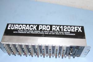 lot 53 image: Behringer Eurorack Pro RX1202FX Rackmount Pro Audio Mixer with Effects