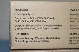 lot 68 image: Lot of 2 - New in Box - Insignia DVD Player - Model NS-D160A14