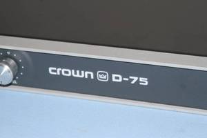 lot 69 image: Crown D-75 Compact High Quality Professional Audio Power Amplifier