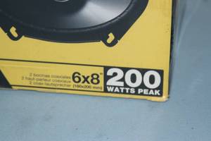 lot 73 image: Kicker DSC-680 DSC680 6x8 Inch Coaxial Car Audio Speakers - New in Box