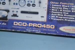 lot 88 image: American DJ DCD-Pro450 Dual CD Player