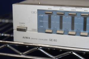 lot 96 image: Aiwa GE-80 Vintage Mini Stereo Graphic Equalizer  EQ