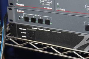 lot 97 image: Middle Atlantic Power Distribution and Extron Electronics Rack Mounted Miscellaneous Pro Audio  Video & Control Equipment