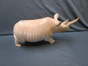lot 104 image: Marble Rhino