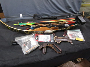 lot 123 image: Browning Bow, Arrows