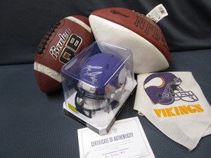 lot 140 image: MN Vikings Pieces