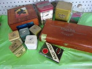 lot 196 image: Cigar Boxes, Tins, Tonic