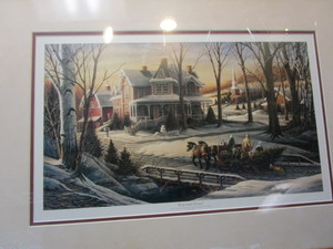 lot 15 image: Redlin Homeward Bound Print