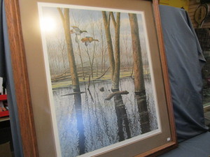 lot 38 image: Mallards Returning by Scholer