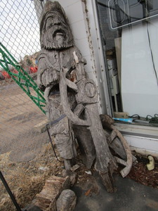 lot 306 image: Chainsaw Carving - Weathered