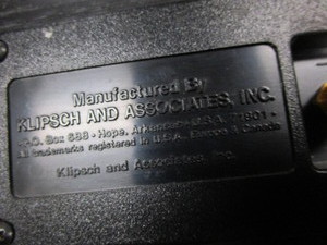 lot 379 image: Klipsch Speaker