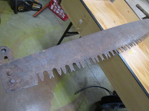 lot 266 image: Antique Lumber Saw