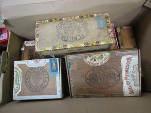 lot 281 image: Cigar Boxes